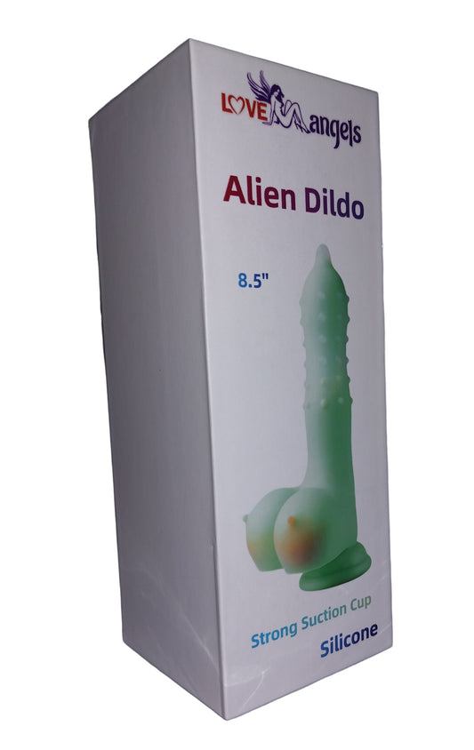 8.51 Inch Nubby Alien Dildo box