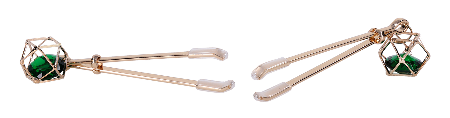 Sportsheets Sex and Mischief Crystal Nipple Clips