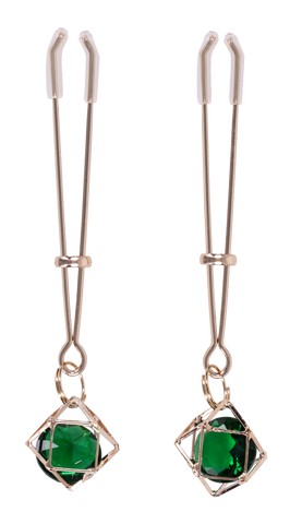 Sportsheets Sex and Mischief Crystal Nipple Clips