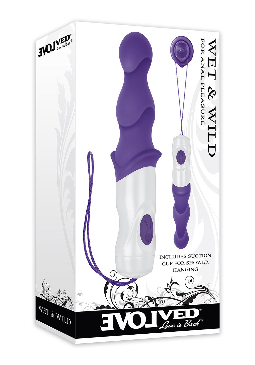 Evolved Wet And Wild Unisex Anal Vibrator With Shower Hook