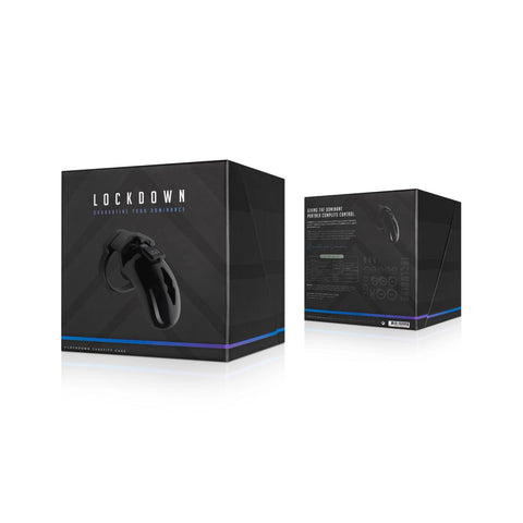 Lockdown Chastity Cage Medium Black