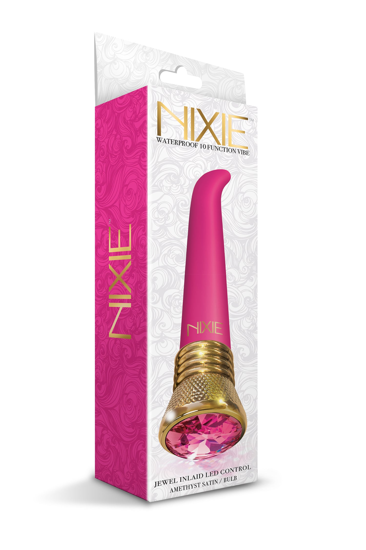 Nixie Jewel Satin G-Spot Vibe Pink Tourmaline