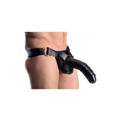 Master Series Infiltrator II - 9 Inch Hollow Strap-On