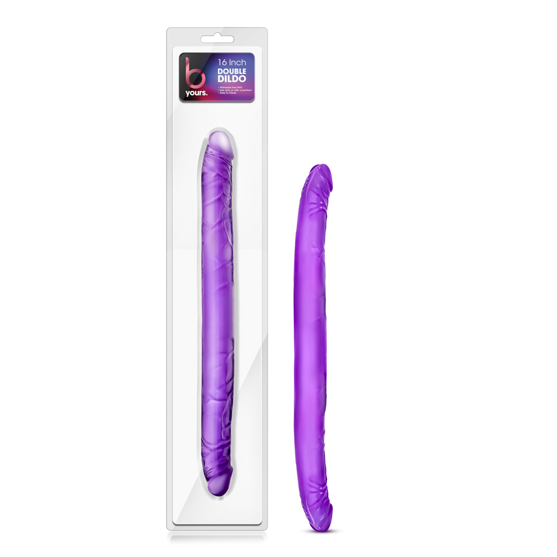 B Yours 16 Inch Double Dildo packaging