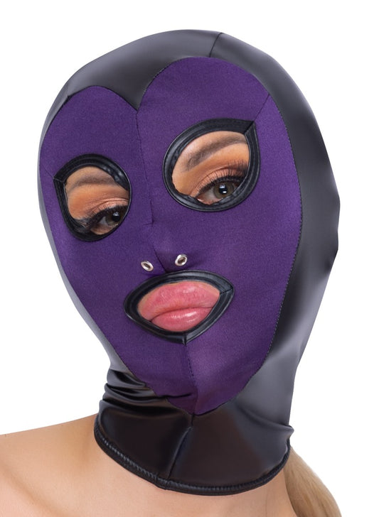 Bad Kitty Purple Head Mask