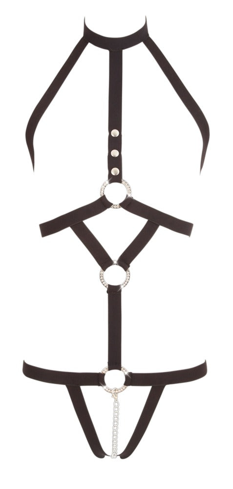 Bad Kitty Stretchy One Size Harness front