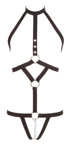 Bad Kitty Stretchy One Size Harness front
