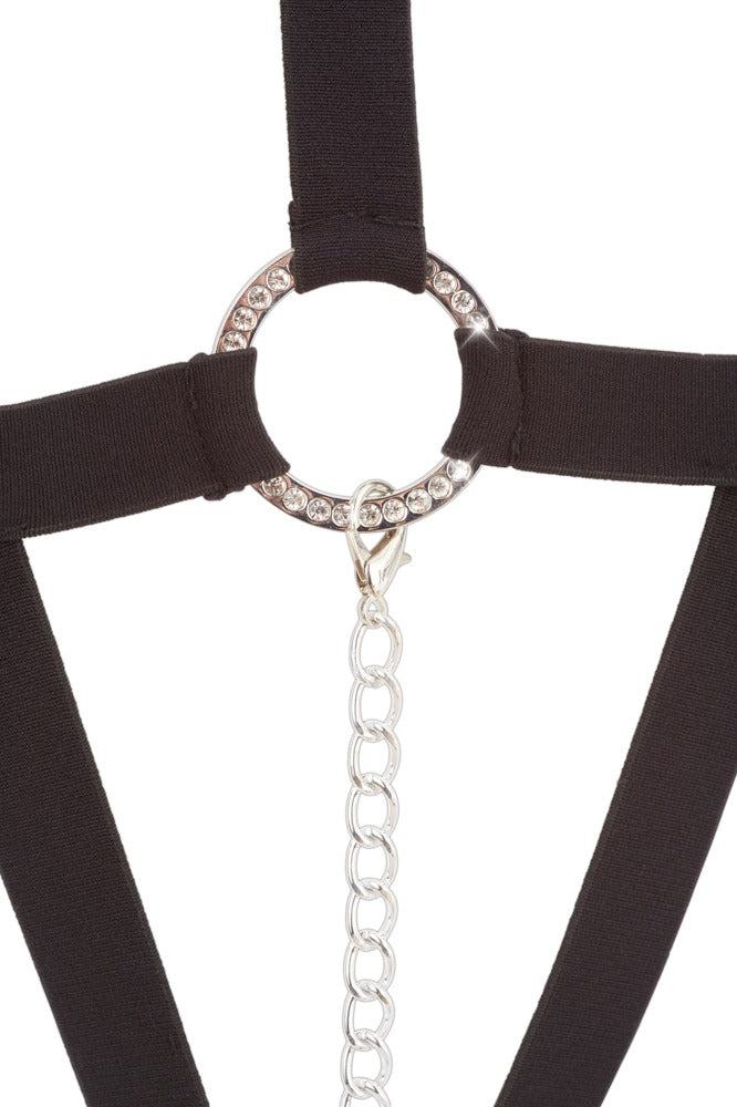Bad Kitty Stretchy One Size Harness detail