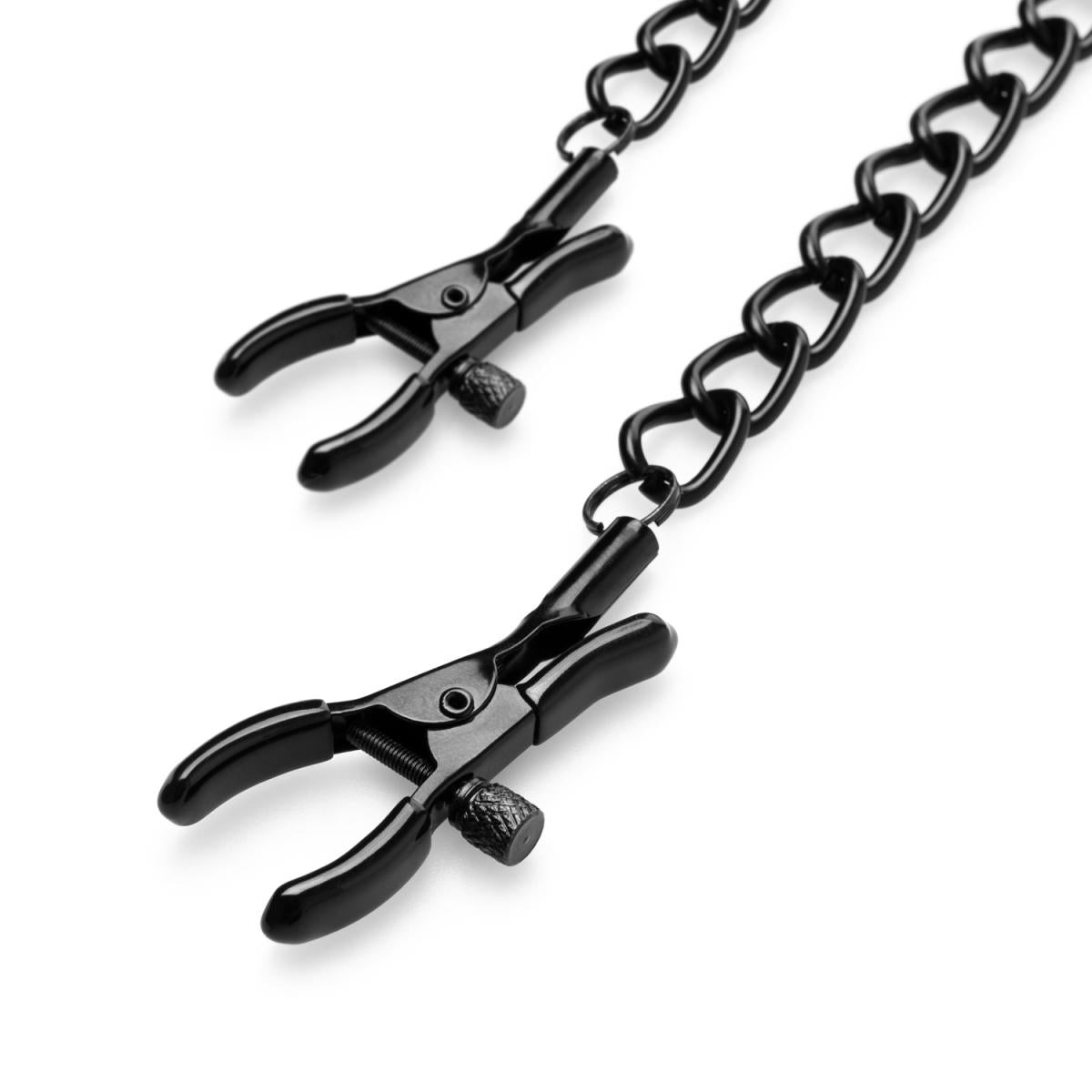 Bedroom Fantasies Nipple Clamps with Chain detail