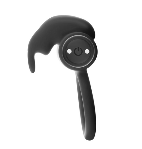 Black&Silver - Vibrating Burton Cockring
