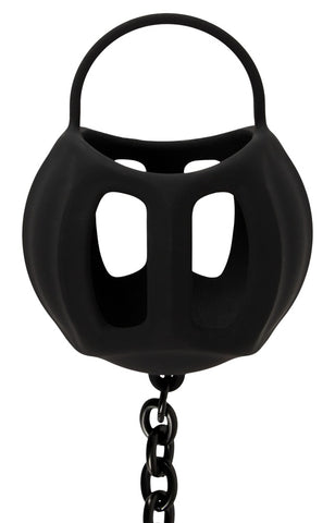 Black Velvets Ball Cage With Butt Plug ball cage