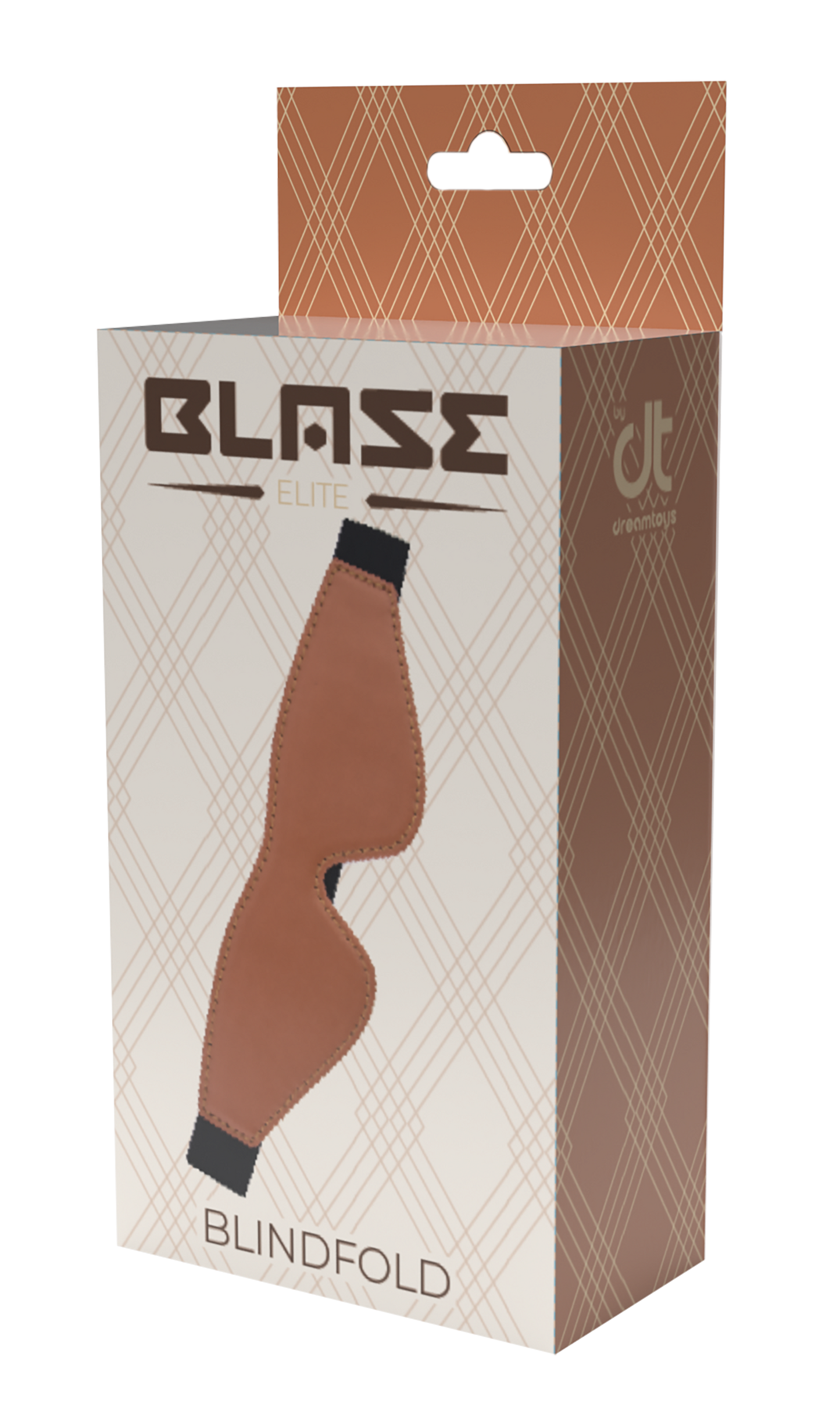 Blaze Elite Cognac Vegan Leather Eye Mask box