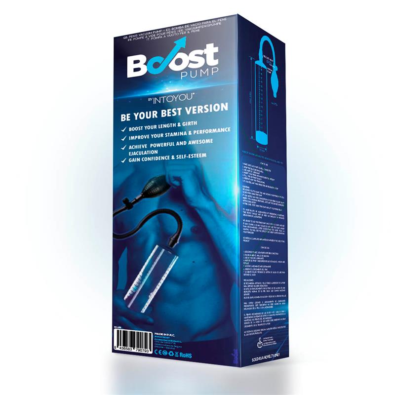 Boost Manual Penis Pump PSX04 back of box