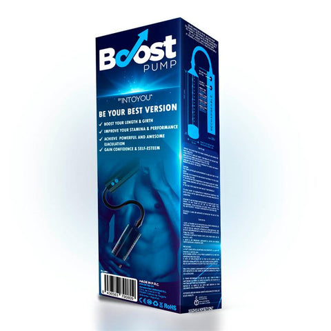 Boost Rechargeable Penis Pump PSX05 back of box