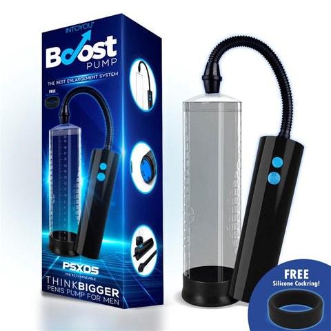 Boost Rechargeable Penis Pump PSX05 with box and free ring