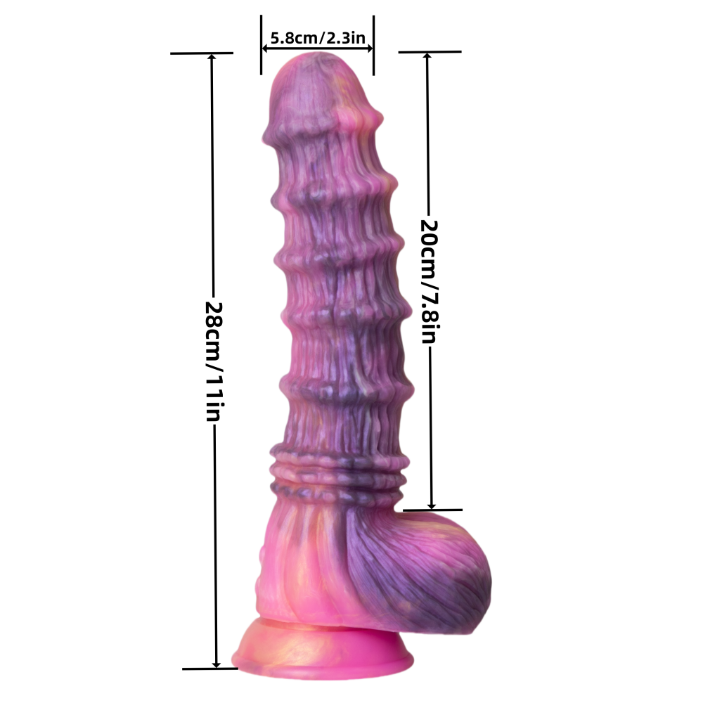 Loveangels Extra Large 11 " Vibrating Dragon Dildo