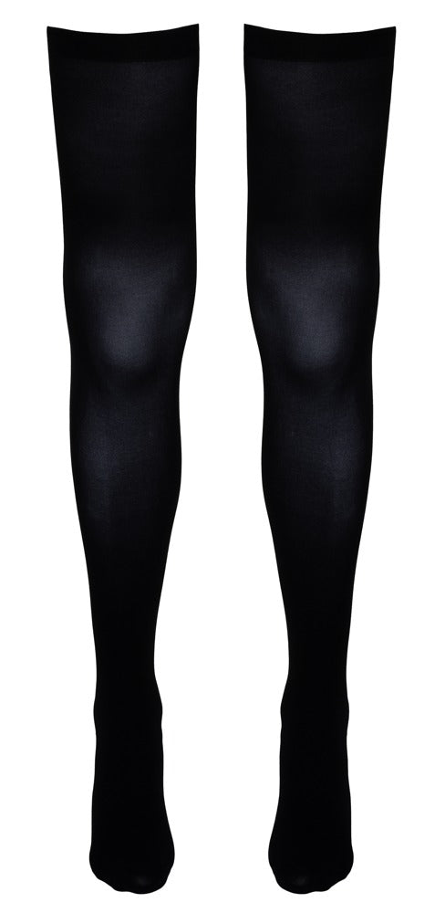 Cottelli Hold Up Stockings With Net Insert front