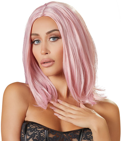 Cottelli Long Pink Wig