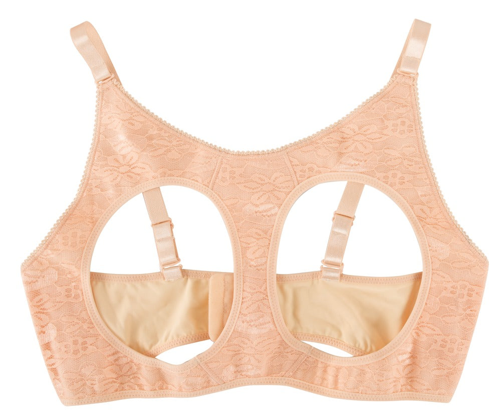 Cottelli Quality Silicone Breasts With Lace Bra