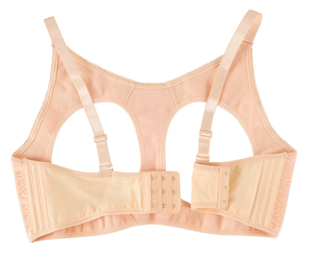 Cottelli Quality Silicone Breasts With Lace Bra back