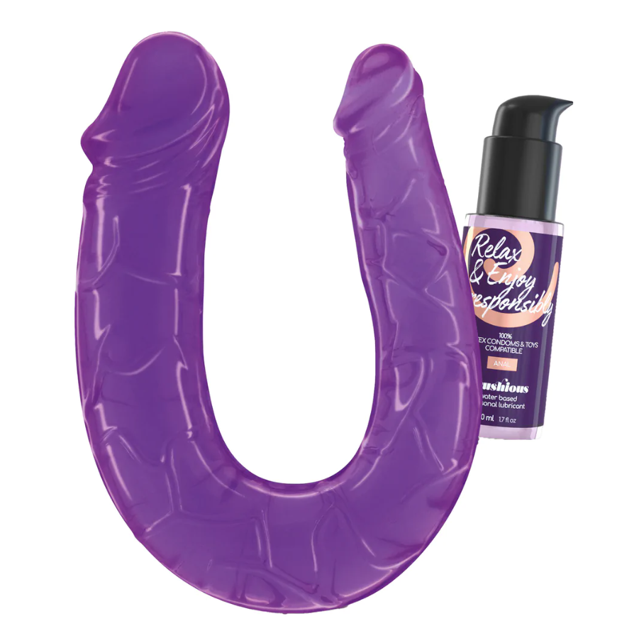 Crushious Deep Diver - Double Dildo With Anal Lubricant