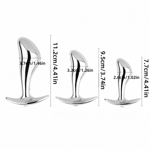 Loveangels Platinum Touch 3pc Anal Plug Set