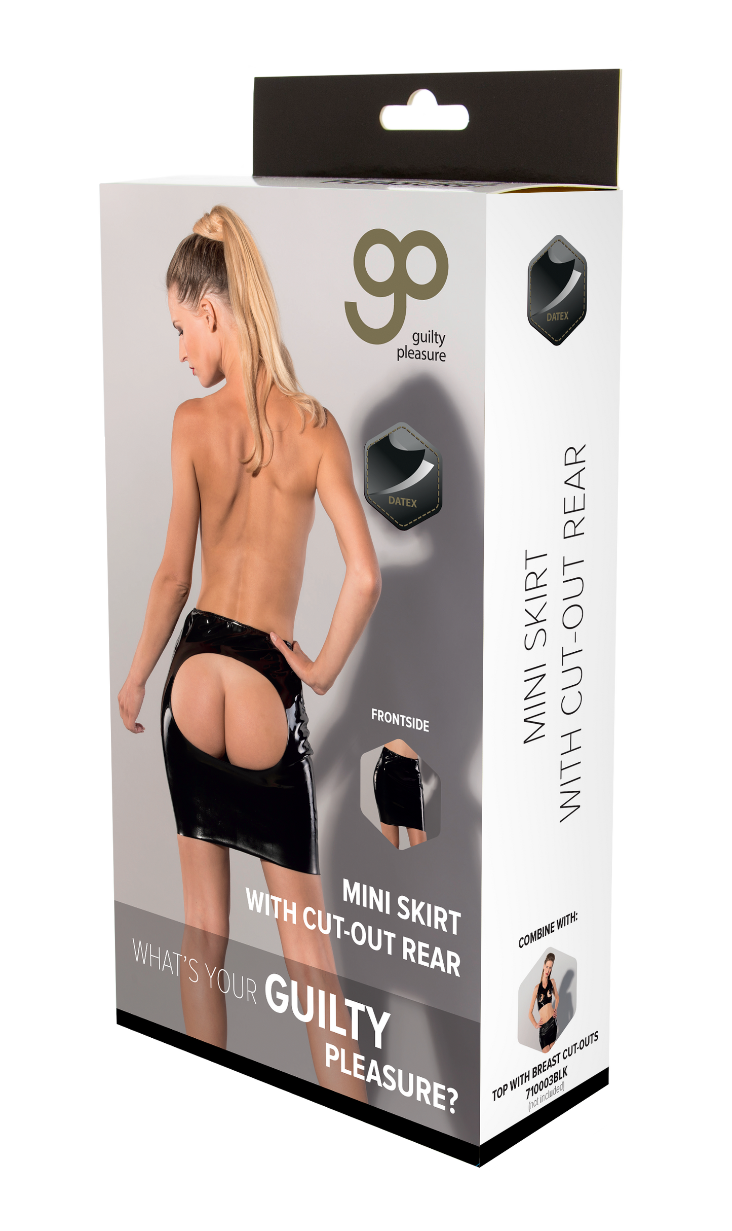 Datex Mini Skirt With Cut Out Rear new box