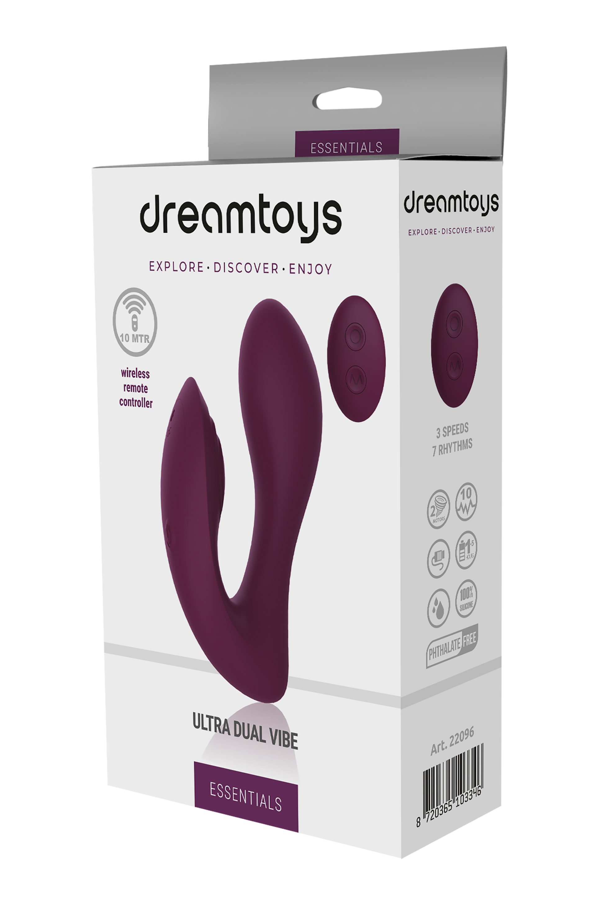 Dream Toys Essentials Ultra Dual Vibe box