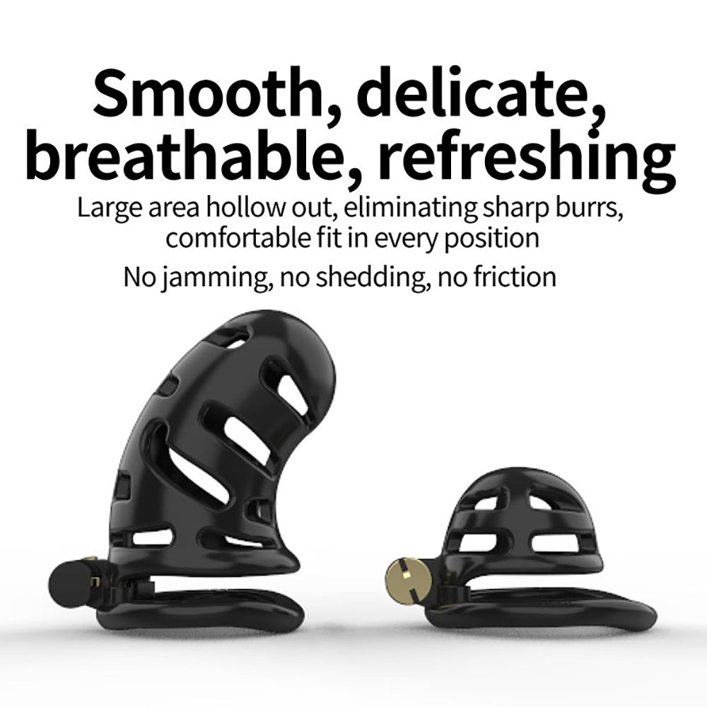 Loveangels Chastity Cage Set With 2 Cages And 5 Rings