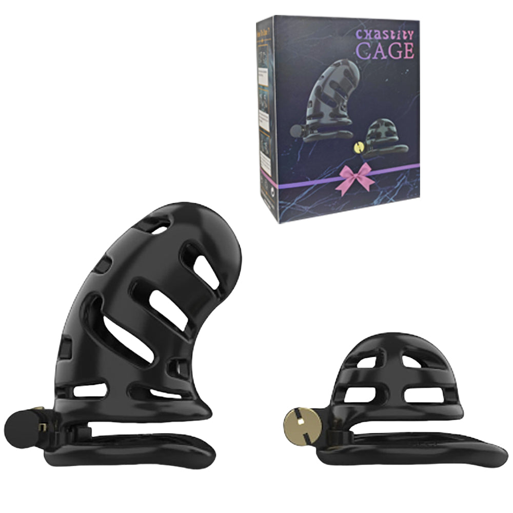 Loveangels Chastity Cage Set With 2 Cages And 5 Rings