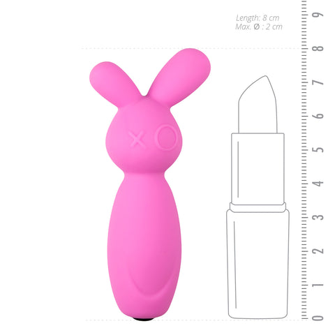 EasyToys Vibrating Mini Bunny size