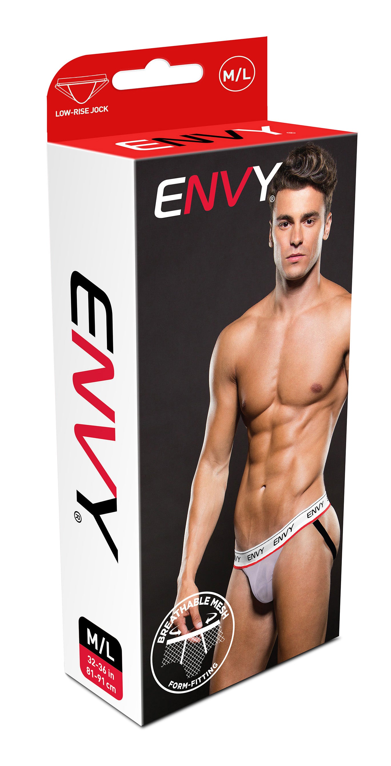 Envy Logo Lowrise Mesh Jock box