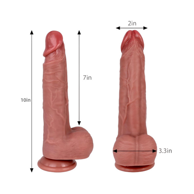 Loveangels Natural Curve XL 9.1" Silicone Dildo