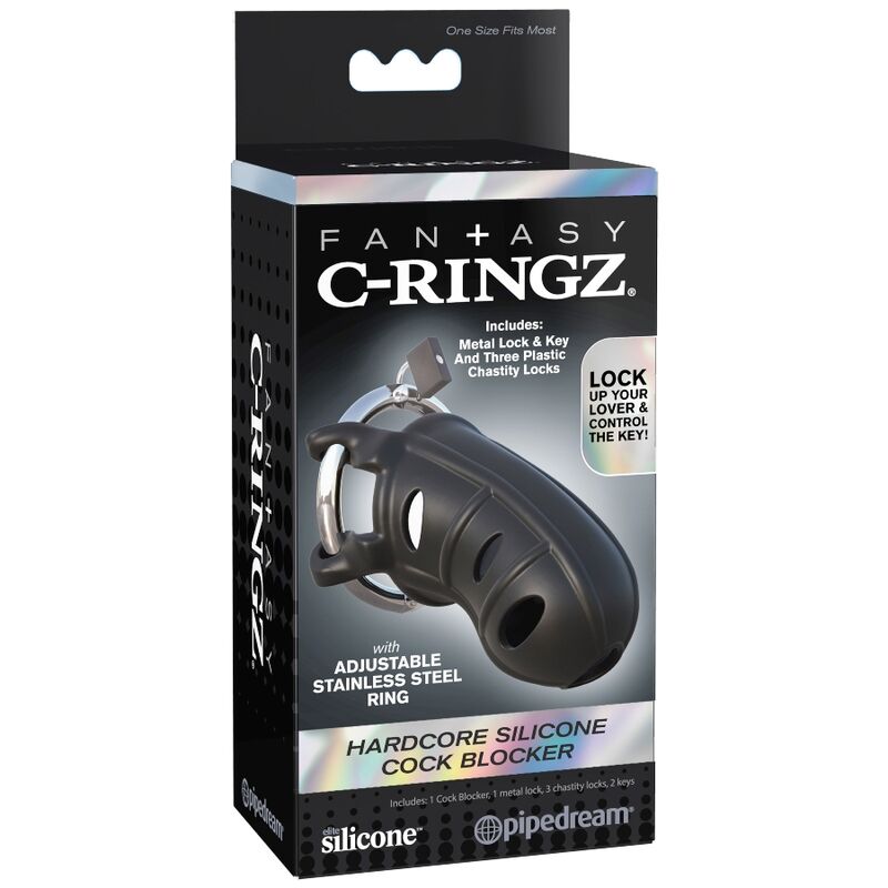 Fantasy C-Ringz Hardcore Silicone Cock Blocker box