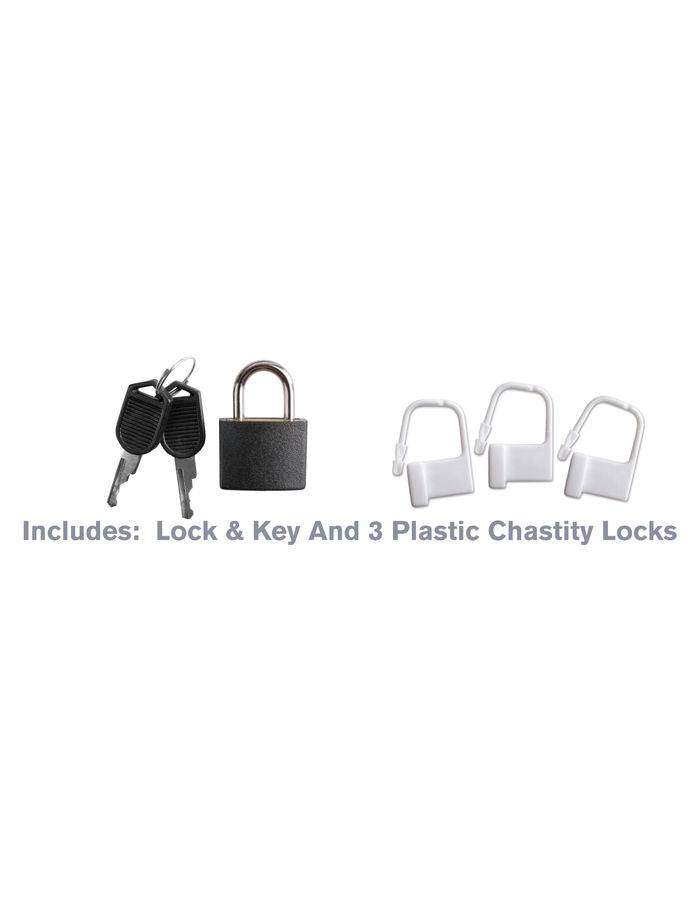Fantasy C-Ringz Hardcore Silicone Cock Blocker locks