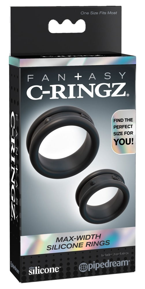 Fantasy C-Ringz Max Width Silicone Rings box