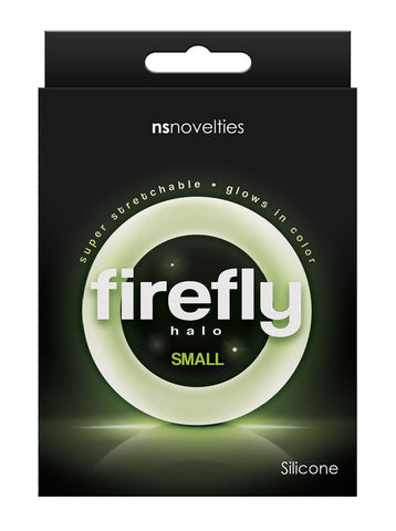 Firefly Halo Small Glow I The Dark Clear Cock Ring - Small box