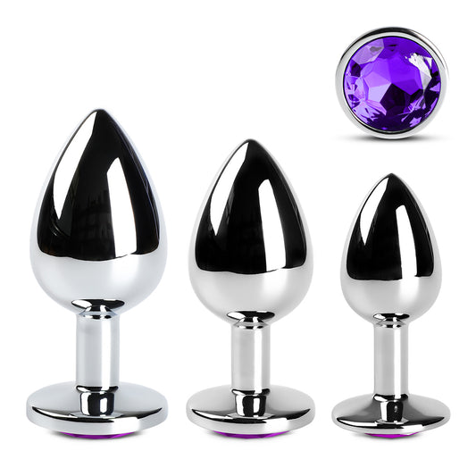 Loveangels Trio Pleasers Purple Diamond Anal Kit
