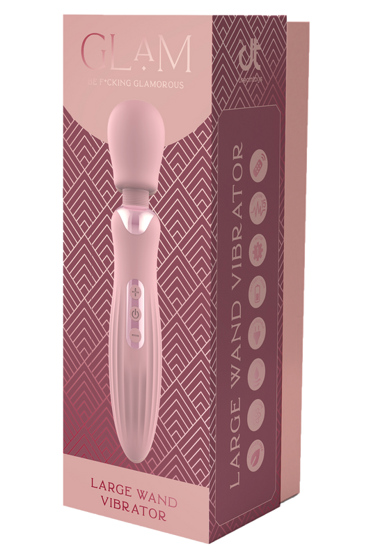 Glam Large Wand Vibrator box