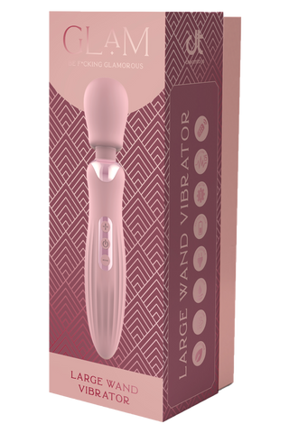 Glam Large Wand Vibrator box