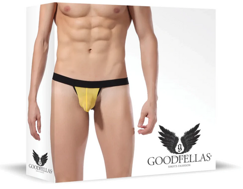 Goodfellas Backless Yellow Jock box