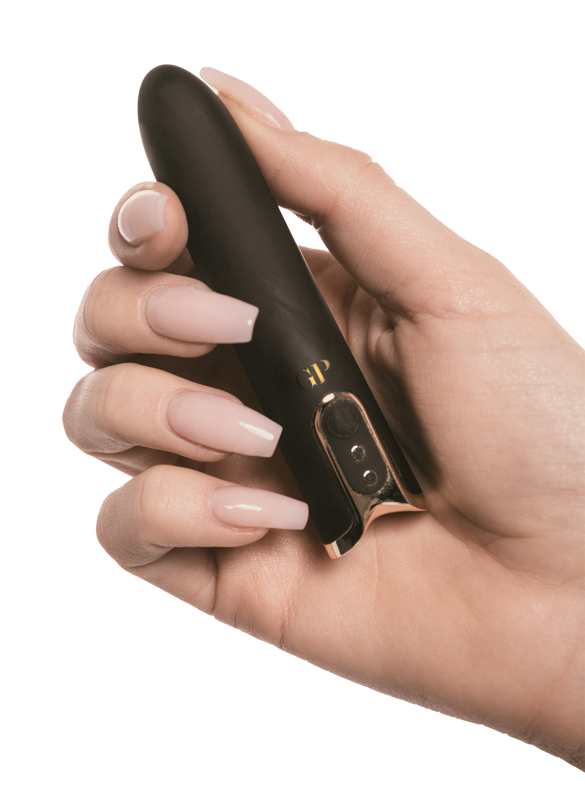 Guilty Pleasure Rechargeable Crave Bullet in hand