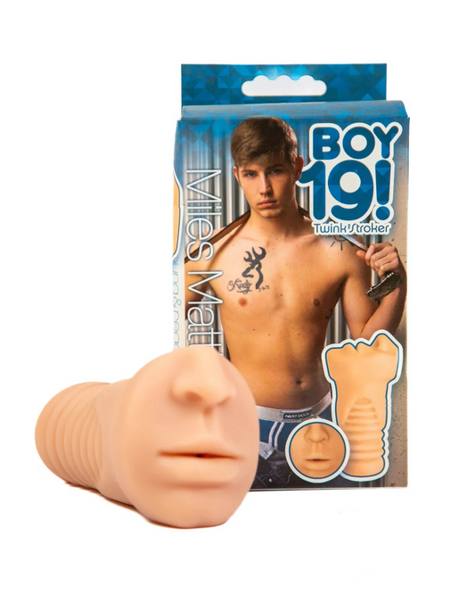 Icon Brands Boy 19! Teen Twink Oral Stroker Miles Mathews with box