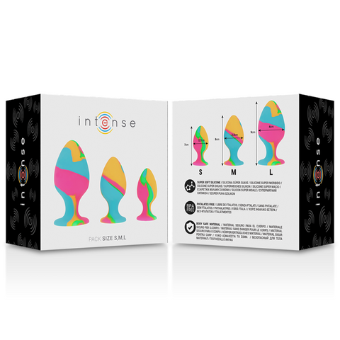 Intense Multicolour Plugs Set box