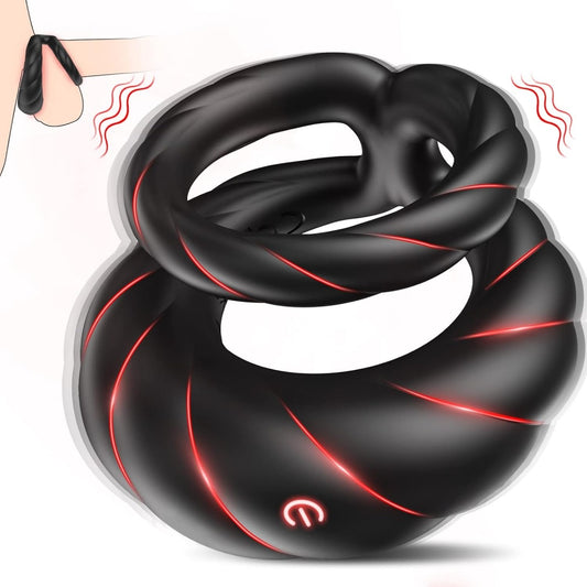 Loveangels App Control Silicone Double Ring