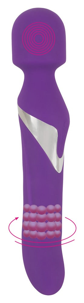 Javida Dual Ended Wand And Pearl Rotating Vibe