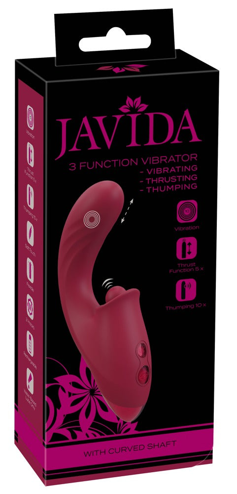 Javida Rabbit Vibrator With Thrusting And Thumping box