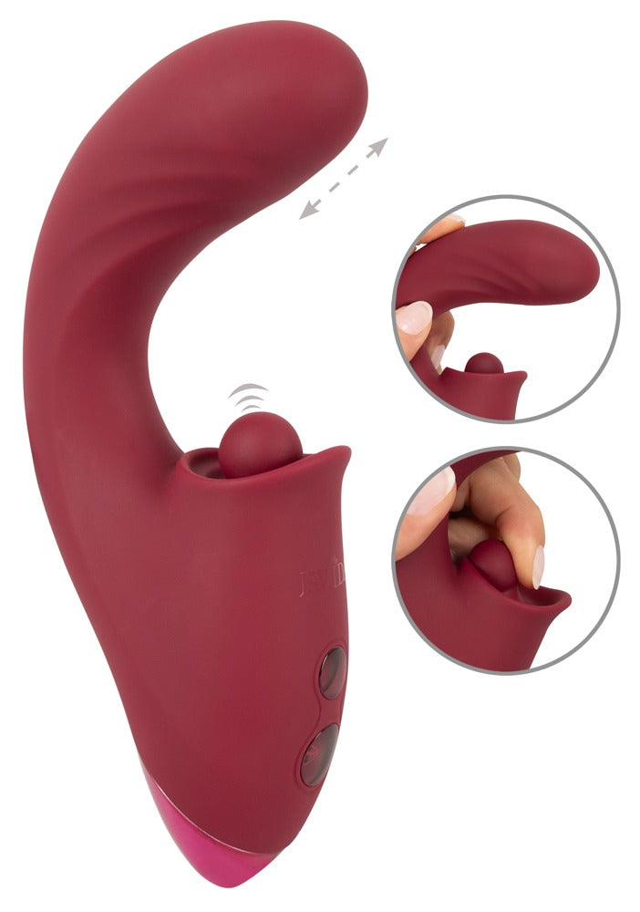 Javida Rabbit Vibrator With Thrusting And Thumping flexible