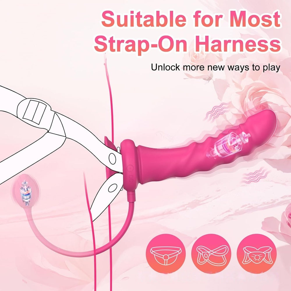 Loveangels Nexus Wear Vibrating Silicone Strap-On Set With App Control