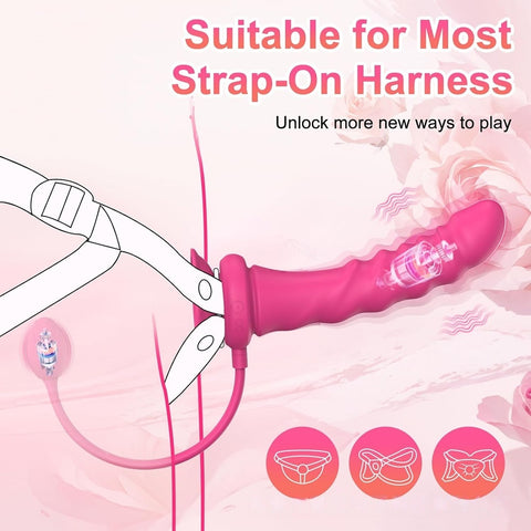 Loveangels Nexus Wear Vibrating Silicone Strap-On Set With App Control